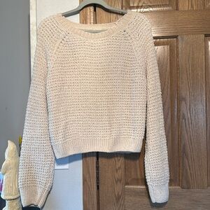 Cream sweater